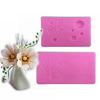 2 Pieces Large Flowers Pattern Candy Fondant Cake Molds For The Kitchen Baking Molds