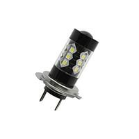 2 x h7 80w 3535 smd led fog tail driving car head light lamp bulb whit ...