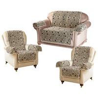 2 Seater Tapestry Sofa Cover and Armchair Covers Set - SAVE £10