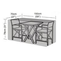 2 Seater Large Bistro Set Cover Waterproof Polyethylene