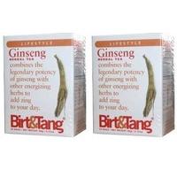 (2 Pack) - Birt & Tang - Ginseng Herbal Tea | 50 Bag | 2 PACK BUNDLE