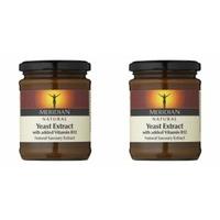 (2 Pack) - Meridian - Natural Yeast Extract | 340g | 2 PACK BUNDLE