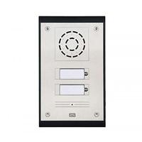 2 N Telecommunications 9153102 Door Intercom System - telefonillo 115 x 39 x 193 mm, Black, Silver)