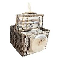 2 Person Fitted Flask Picnic Basket