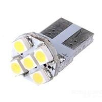 2 x T10 Xenon White 5-SMD 168 194 3528 LED Car License Plate Bulbs