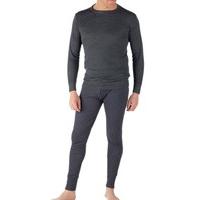 2 Pack Mens Winter Base Layer Thermal Long Sleeve T Shirt Vest Winter Underwear