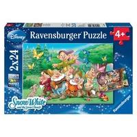 2 puzzles snow white and the seven dwarfs