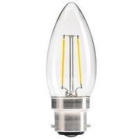 2 Watt B22 Filament Candle Bulb (25w)