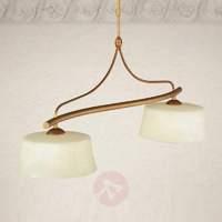 2-bulb hanging light ALESSIO