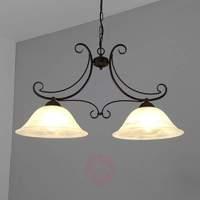 2 bulb calabre hanging light