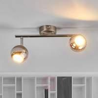 2-bulb ceiling lamp Arvin with GU10 LEDs