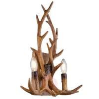 2-bulb antler wall light Waleah