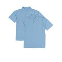 2 Pack Unisex Pure Cotton Polo Shirts