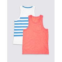 2 Pack Vest Tops (3-14 Years)