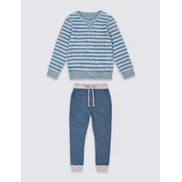 2 Piece Striped Outfit (3 Months - 5 Years)