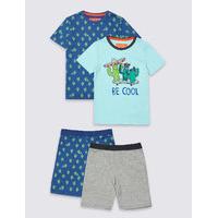 2 Pack Short Pyjamas (9 Months - 8 Years)