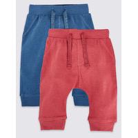 2 Pack Pure Cotton Joggers