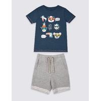 2 Piece T-Shirt & Shorts Outfit (3 Months - 5 Years)