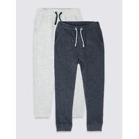 2 Pack Cotton Rich Joggers (3 Months - 5 Years)