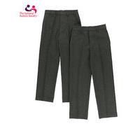 2 pack boys easy dressing trousers