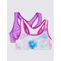 2 Pack Seamfree Crop Tops (9-16 Years)