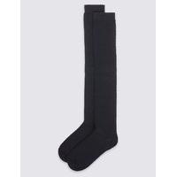 2 Pairs of Over the Knee Socks with Freshfeet (3-14 Years)