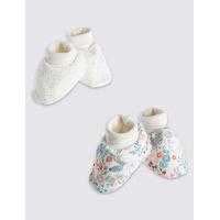 2 Pack Pure Cotton Assorted Booties