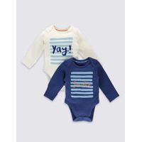 2 pack boys pure cotton bodysuits