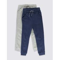 2 Pack Cotton Rich Joggers (1-7 Years)