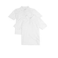 2 Pack Boys Pure Cotton Polo Shirts