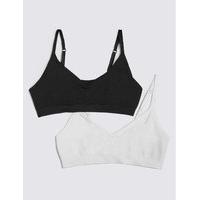 2 Pack Seamfree Assorted Bras (9-16 Years)