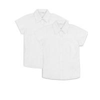 2 pack girls easy to iron blouses