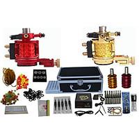 2 Machines Complete Tattoo Kit with Free Gift of 20 Tattoo Inks