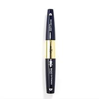 2 head in one 1pcs eyes makeup black mascara natural curling magic ext ...