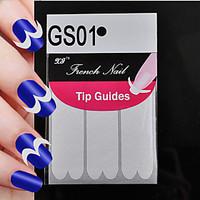 2 pc Nail Art Sticker French Tips Guide Makeup Cosmetic Nail Art Design
