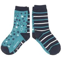 2 Pack Kids Socks - Blue quality kids boys girls