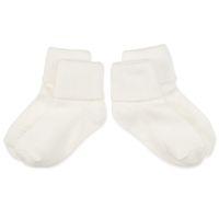 2 Pack Po.p Baby Socks - White quality kids boys girls