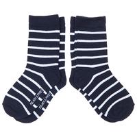 2 pack pop stripe kids socks blue quality kids boys girls