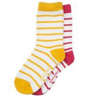 2 Pack Kids Socks - Yellow quality kids boys girls