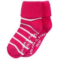 2 Pack Antislip Kids Socks - Pink quality kids boys girls