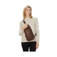 2-Way Leather Cross Body Bag, Leather