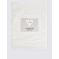 2 Pack Pure Cotton Woven Fitted Cot Sheets