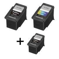 2 x black canon pg 540xl and 1 x colour canon cl 541xl remanufactured