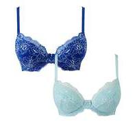 2 pack ella padded plunge royalice bras