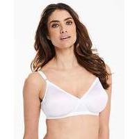 2 Pack Claire Non Wired White Bras