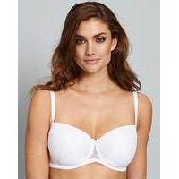 2 Pack Heart Mesh Black/White Bras