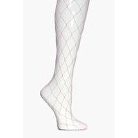 2 Pack Coloured Fishnet Tights - pink