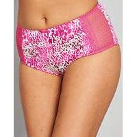 2 Pack Pink/Animal Midi Briefs