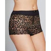 2 Pack Lottie Lace Briefs Black/White