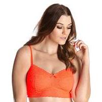 2 Pack NonWired Black/Coral Comfort Bras